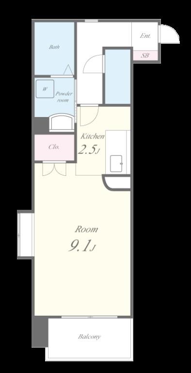 HIRO尾頭橋 間取り図