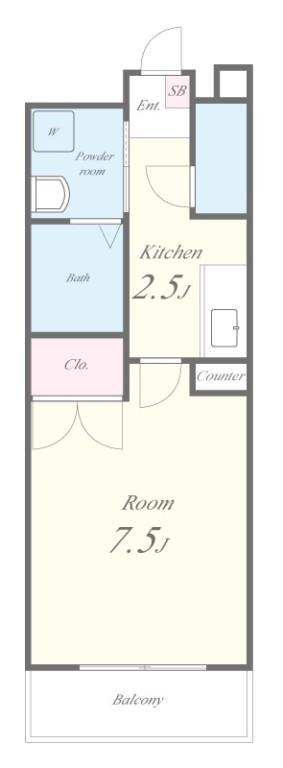 HIRO尾頭橋 間取り図