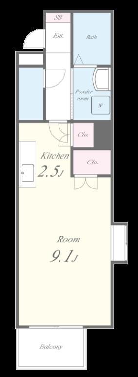 HIRO尾頭橋 間取り図