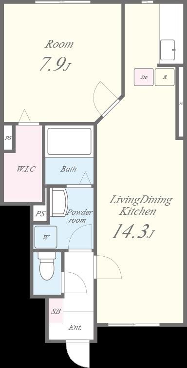 クレールb 間取り図