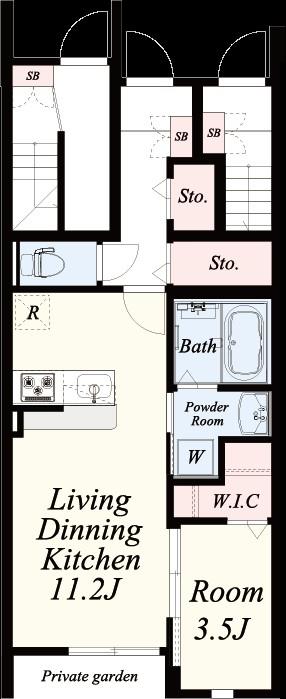 メルヴェイユ 間取り図