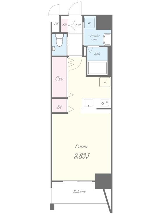 LEGEND鍛冶町 間取り図