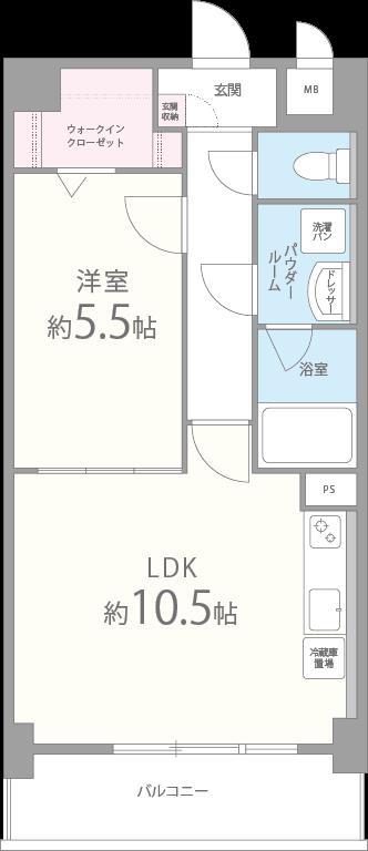 モントーレヒルズ東櫛原 間取り図