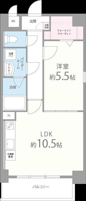モントーレヒルズ東櫛原 間取り図