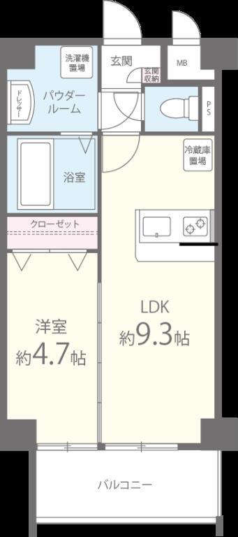 モントーレヒルズ悠 間取り図