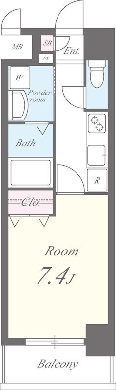 ファミーユ桜上水 間取り図