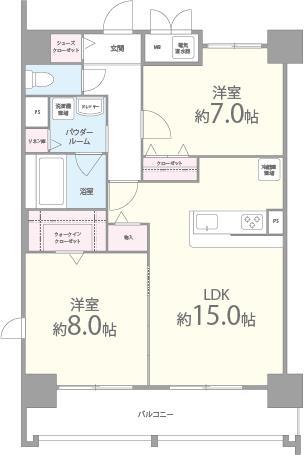 パレー ブランシェ 間取り図