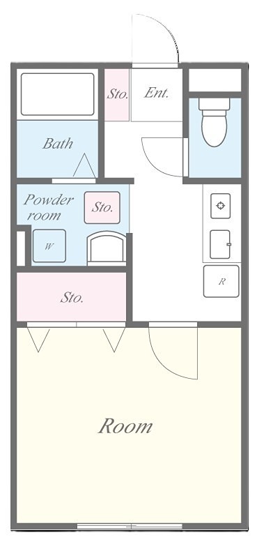 オレンジハイツ 間取り図