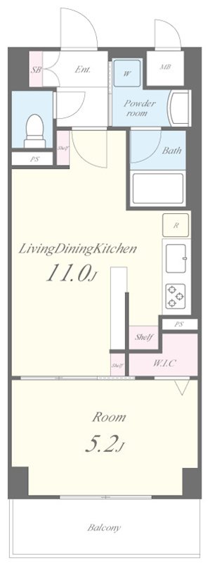 LUANA湘南 間取り図