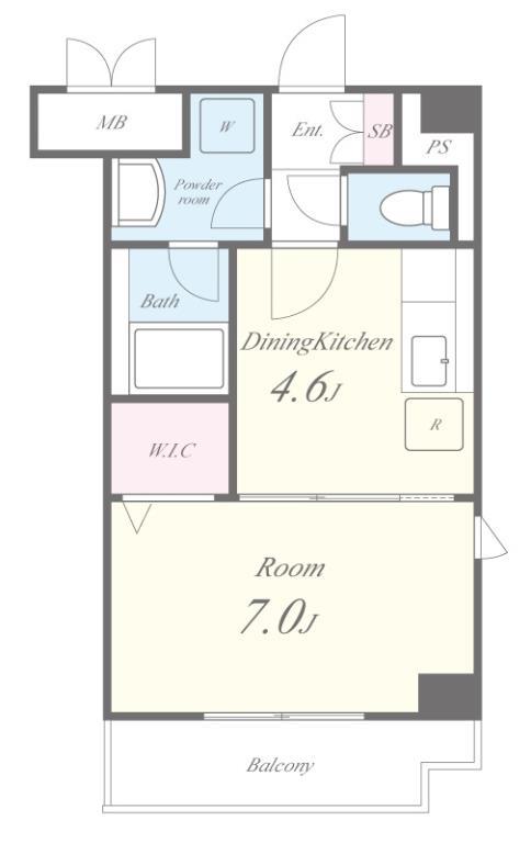 WONTAEK(ウォンテ) 207号室 間取り