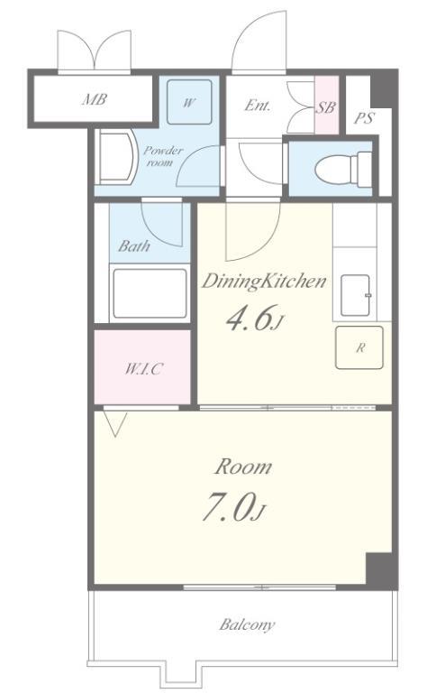 WONTAEK(ウォンテ) 203号室 間取り