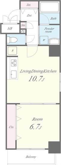 レスポワール エフ 間取り図