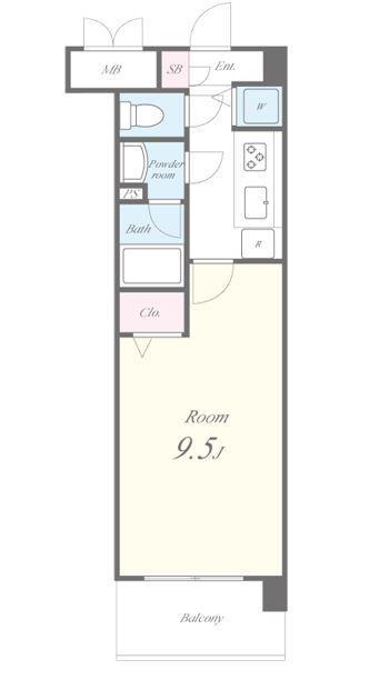 ソレアード・N 間取り図