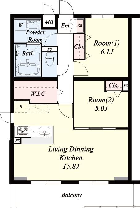 プランドールシエル 間取り図