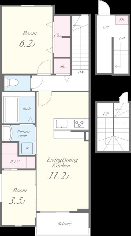 カンポ ドーロ 間取り図