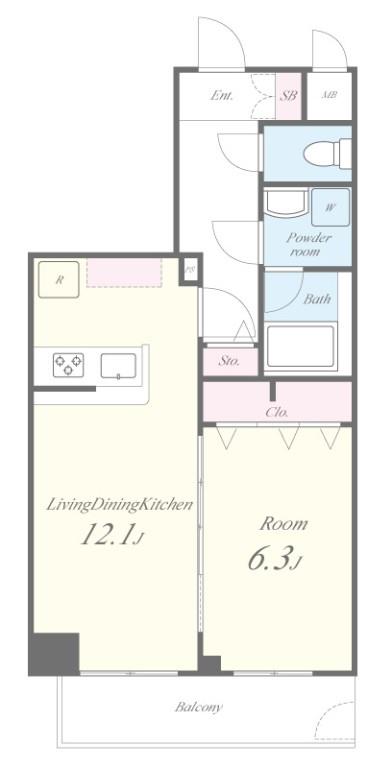 ラ・クール 間取り図