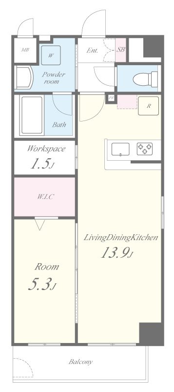 仮称)ラ・クール 間取り図