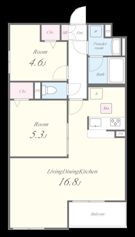 仮称)戸張様マンションⅡ 間取り図