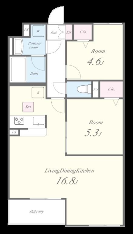 仮称)戸張様マンションⅡ 間取り図