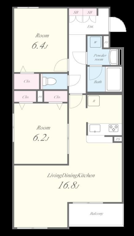 仮称)戸張様マンションⅡ 間取り図