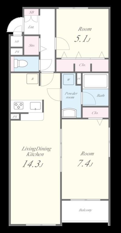 仮称)戸張様マンションⅡ 間取り図
