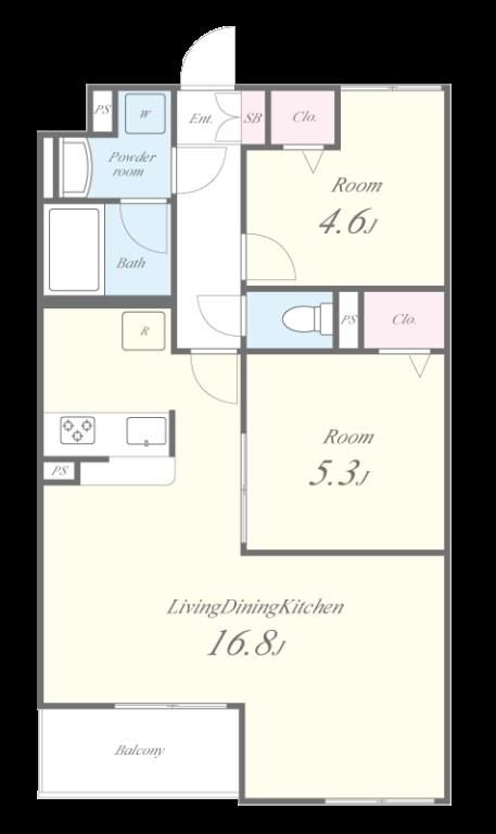 仮称)戸張様マンションⅡ 間取り図