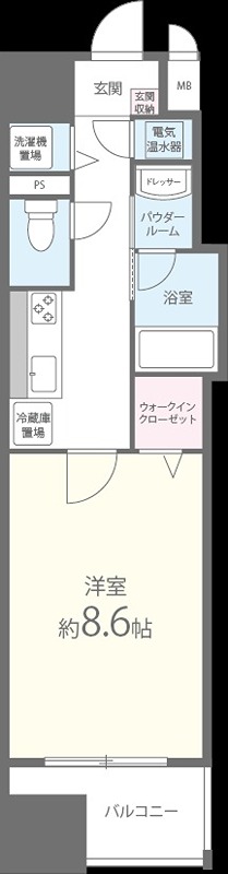 アプライズ西長堀 間取り図