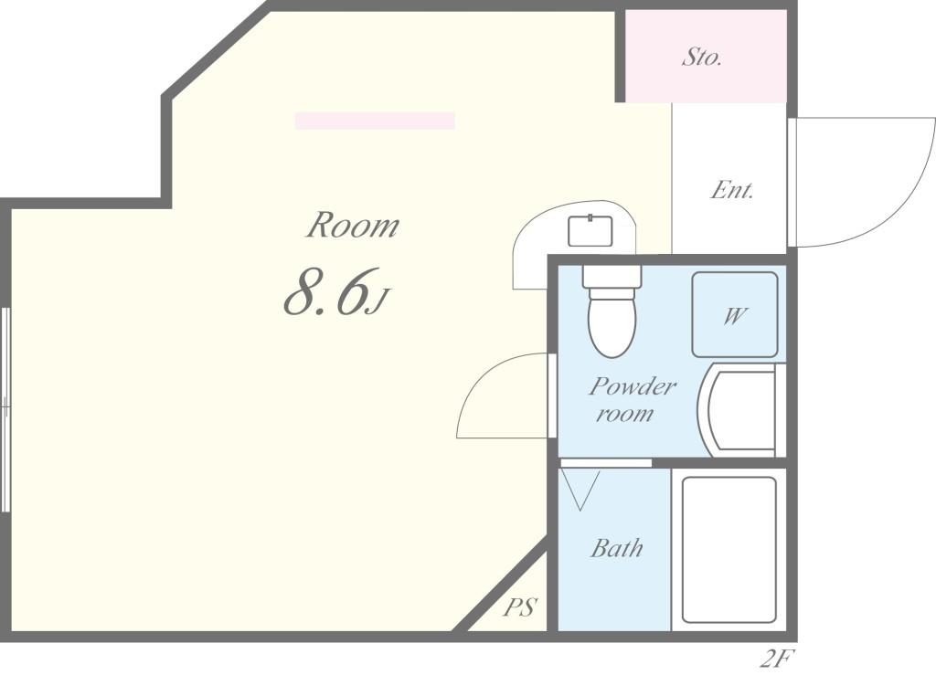FLレジデンス芝公館 間取り図
