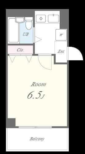 ボンジュール 405号室 間取り