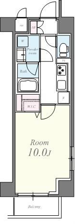 ラディエ プラージュ 間取り図