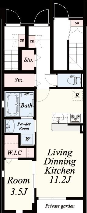 メルヴェイユ 間取り図