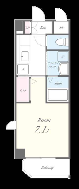 アンリシール 間取り図