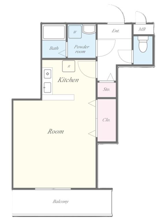 ピスケス花園 102号室 間取り