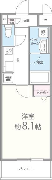 コンセールロワン 間取り図