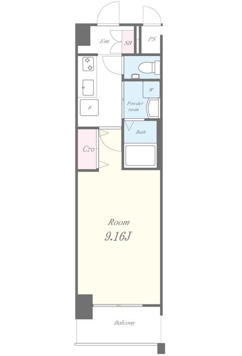 LEGEND鍛冶町 間取り図