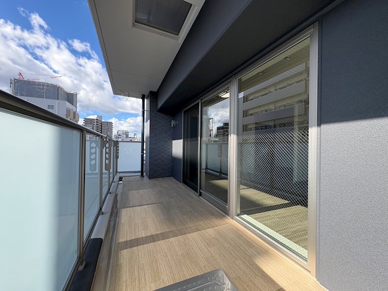ソライロテラスあびこ ベランダ