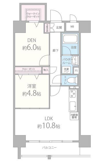 グランシャリオ江坂 403号室 間取り