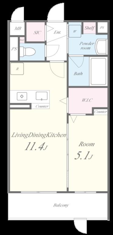 アクア プリータ 間取り図
