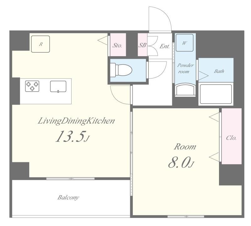 TS RESIDENCE 東陽町 間取り図