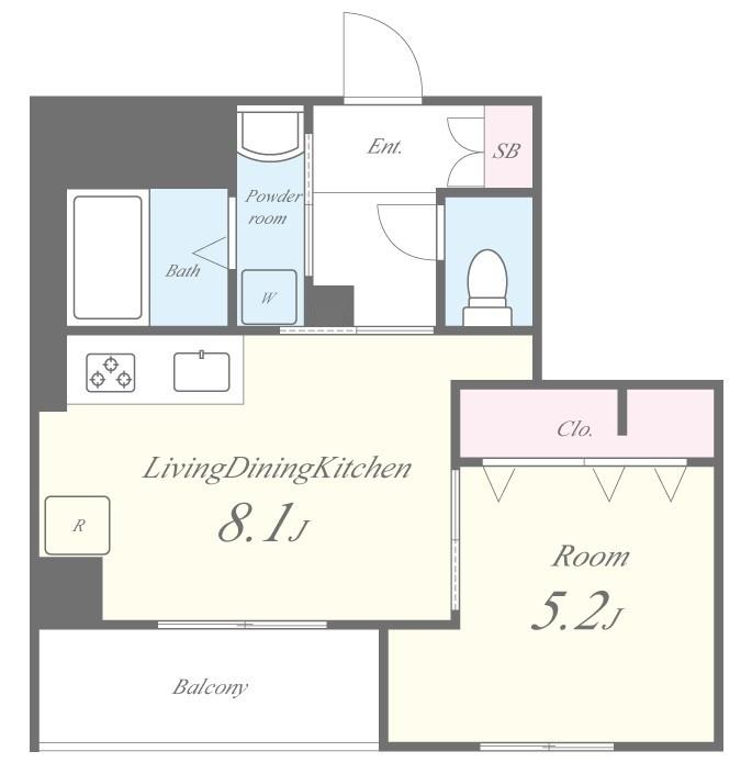 TS RESIDENCE 東陽町 間取り図