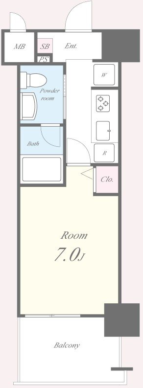 ROOTs Gyotoku 間取り図