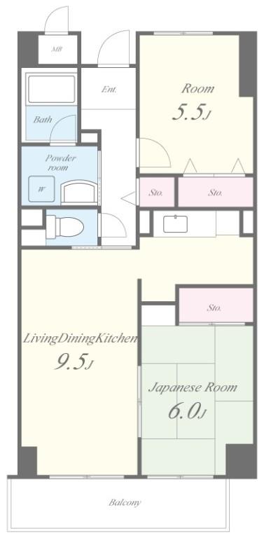 SUN LAUREL(サンローレル) 間取り図
