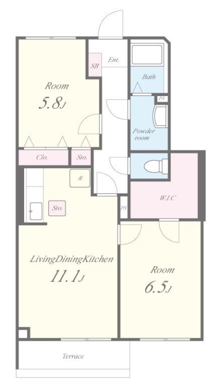 ライムフラワーリンデン 間取り図