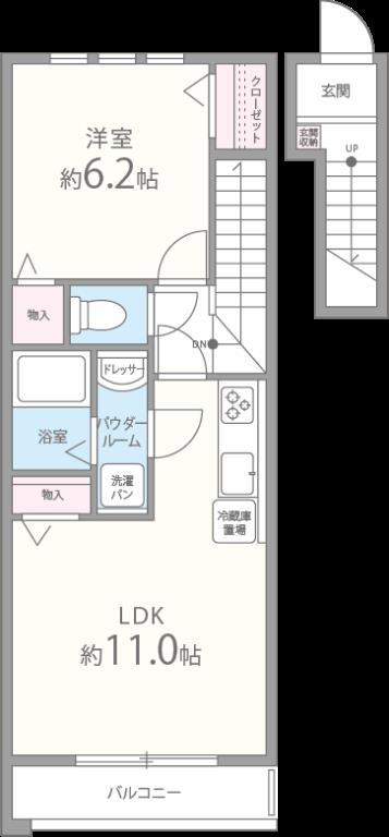 ブリーズドゥースⅡ 間取り図