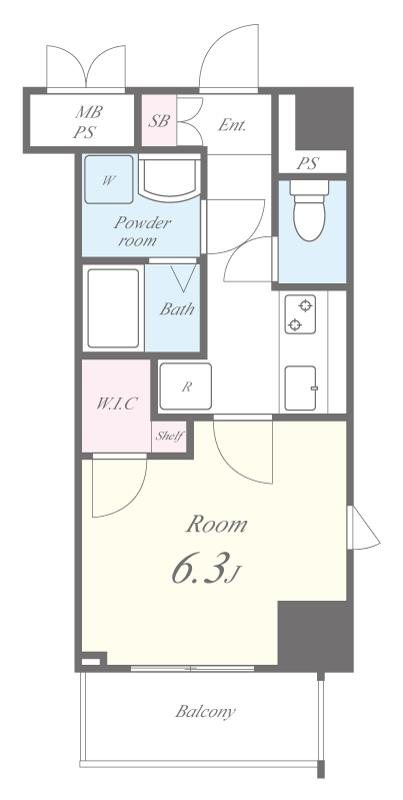 ルポルスタ湘南 間取り図