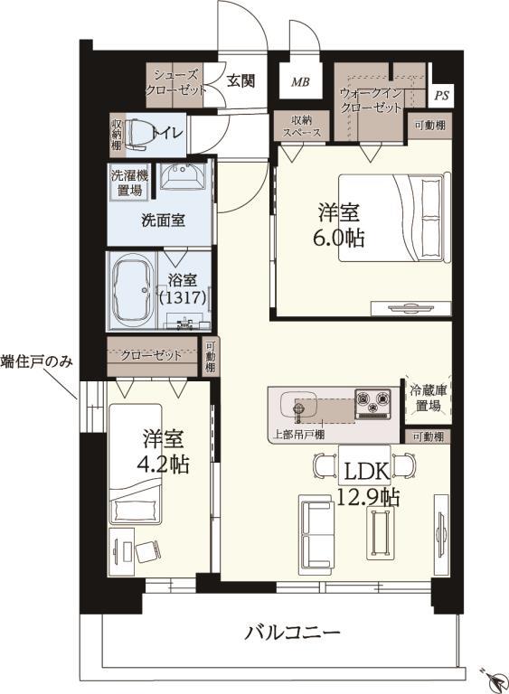 ギャラクシー南福岡駅前 間取り図