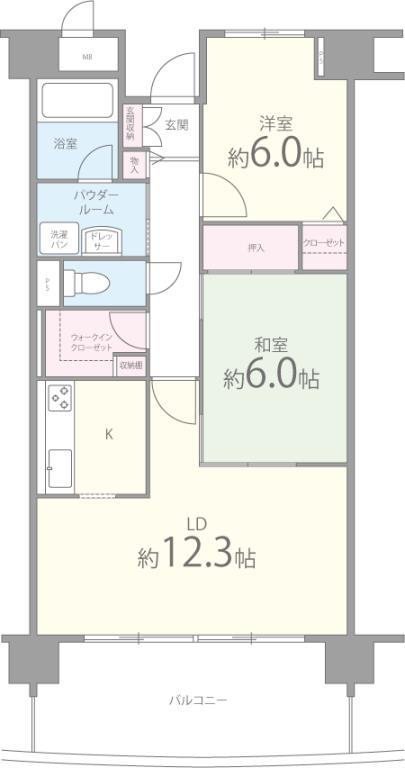 ファミーユ2002 303号室 間取り