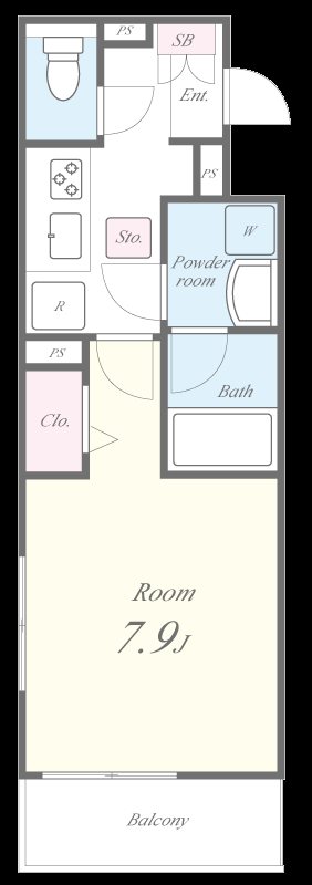 buche津田沼(ビュッシュツダヌマ) 間取り図