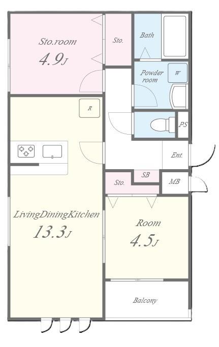 セイワパレス門真 間取り図