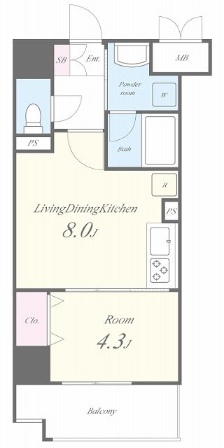Geminos　CHIGASAKI 間取り図
